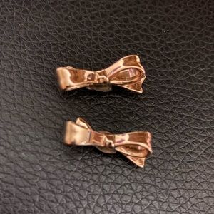 Rose Gold Kate Spade earrings